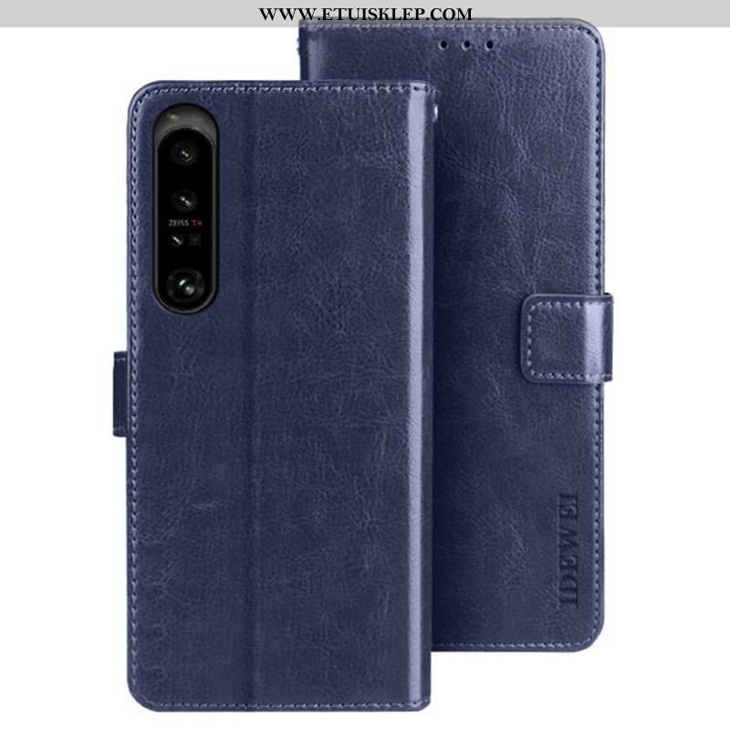 Etui Folio do Sony Xperia 1 IV Imitacja Skóry Idewei